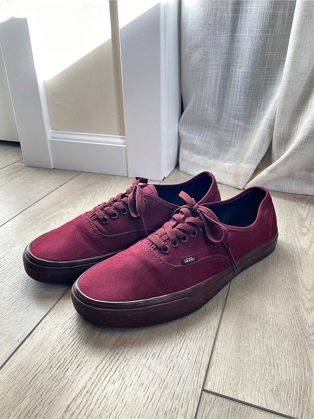 Vans Old Skool Burgundy Canvas Sneakers Men's 11